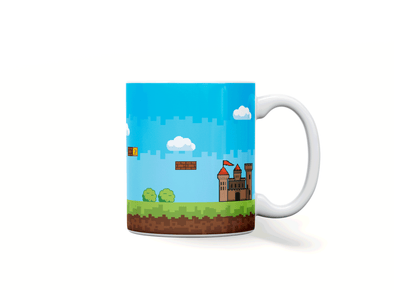 Personalised 'game before coffee' mug