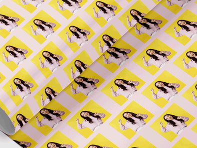 Personalised Birthday Face photo Gift Wrap/Wrapping Paper