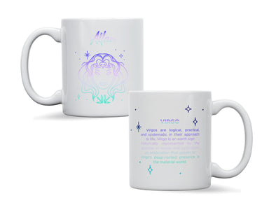 Personalised Zodiac star sign Virgo mug, custom mug, birthday gift
