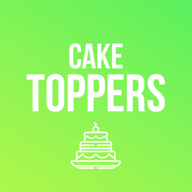 Personalised cake toppers