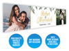 Personalised Wedding Dual Photo Banner