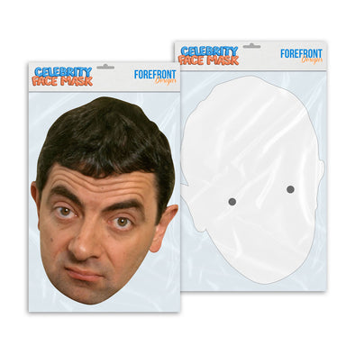 Personalised funny Celebrity face mask Rowan Atkinson ready to wear,  fun party gifts unique for fans, novelty face masks