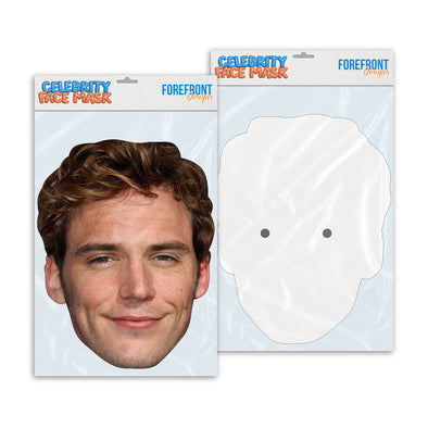Personalised funny Celebrity face mask Sam Claflin ready to wear,  fun party gifts unique for fans, novelty face masks