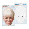 Personalised funny Celebrity face mask Barbara Windsor ready to wear,  fun party gifts unique for fans, novelty face masks