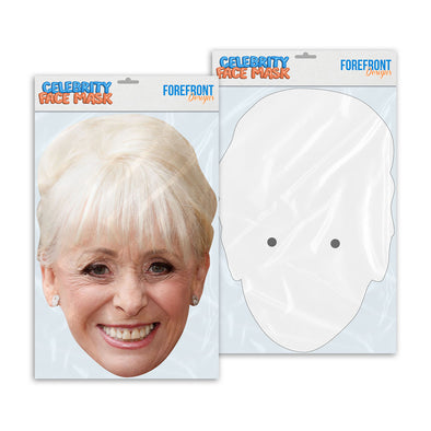 Personalised funny Celebrity face mask Barbara Windsor ready to wear,  fun party gifts unique for fans, novelty face masks