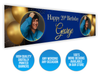 Personalised Birthday Dual Photo Banner