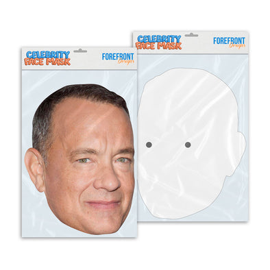 Personalised funny Celebrity face mask Tom Hanks ready to wear,  fun party gifts unique for fans, novelty face masks