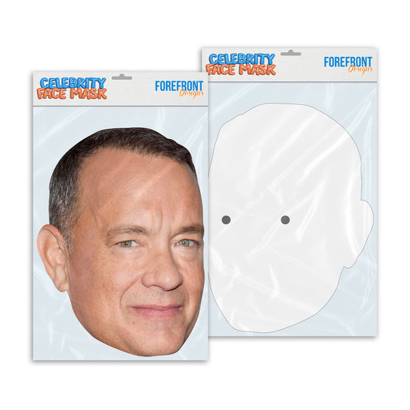 Personalised funny Celebrity face mask Tom Hanks ready to wear,  fun party gifts unique for fans, novelty face masks