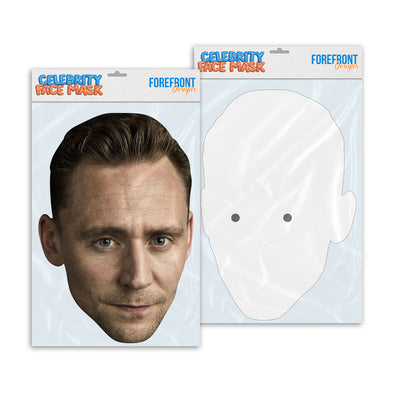 Personalised funny Celebrity face mask Tom Hiddleston ready to wear,  fun party gifts unique for fans, novelty face masks