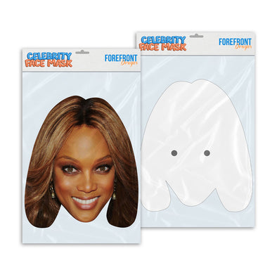 Personalised funny Celebrity face mask Tyra Banks ready to wear,  fun party gifts unique for fans, novelty face masks