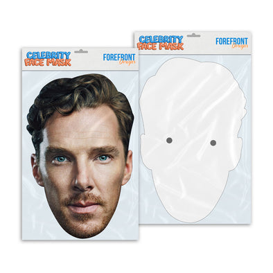 Personalised funny Celebrity face mask Benedict Cumberbatch ready to wear,  fun party gifts unique for fans, novelty face masks