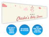 Personalised Baby Shower Banner