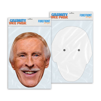 Personalised funny Celebrity face mask Bruce Forsyth ready to wear,  fun party gifts unique for fans, novelty face masks