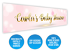 Personalised Baby Shower Banner