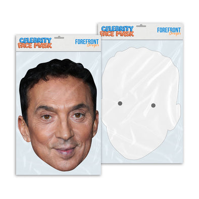 Personalised funny Celebrity face mask Bruno Tonioli ready to wear,  fun party gifts unique for fans, novelty face masks