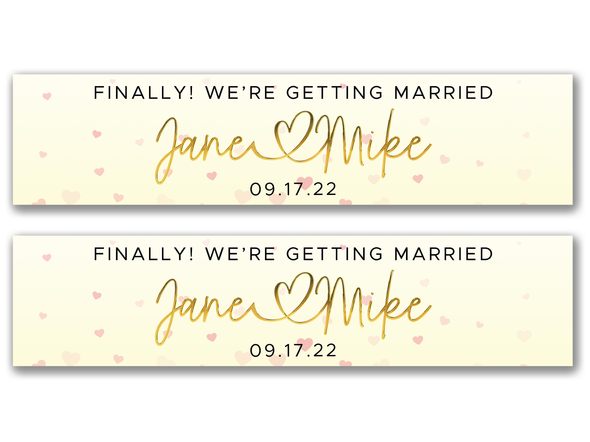 Personalised Wedding Banner