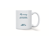 Personalised Star map Mommy, Galaxy Night Sky Keepsake Gift mug
