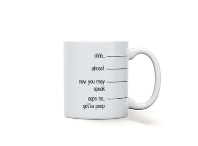 Personalised spoof funny coffee or tea mug