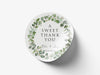 Personalised Round Wedding Sticker Labels, Party bag, logo stickers