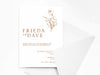 Personalised Minimalist Wedding Invitations with Envelopes