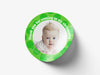 Personalised Round Baptism Photo Sticker Labels, Christening sticker, custom sticker