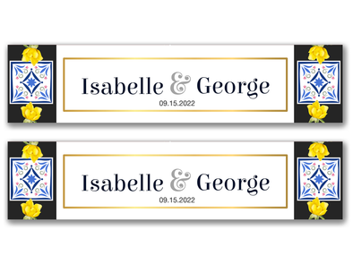 Personalised Wedding Banner
