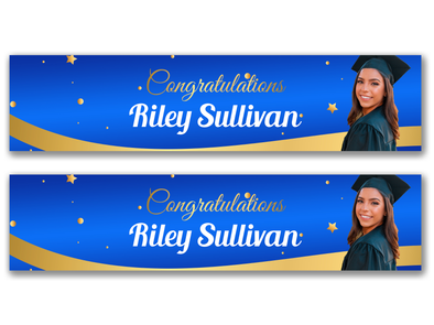 Personalised Graduation Photo Banner