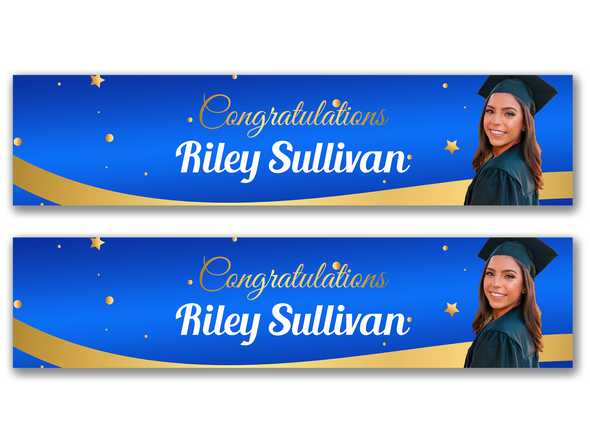 Personalised Graduation Photo Banner