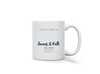Personalised Star map anniversary, Galaxy Night Sky Keepsake Gift mug
