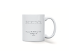 Personalised Star map happy birthday dad, Galaxy Night Sky Keepsake Gift mug