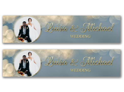 Personalised Wedding Photo Banner