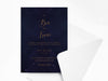 Personalised Starry Night Wedding Invitations with Envelopes