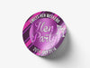 Personalised Round Hen Party Sticker Labels, party label, surprise party, custom sticker