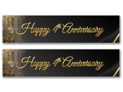 Personalised Anniversary Banner