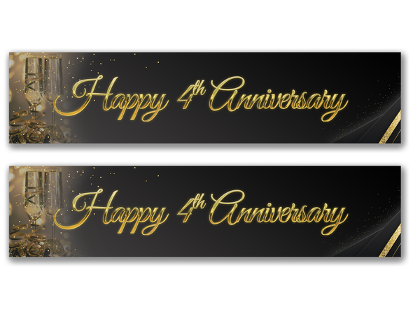 Personalised Anniversary Banner