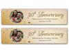 Personalised Anniversary Photo Banner