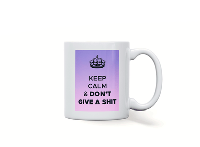 Personalised 'Keep Calm' funny spoof mug
