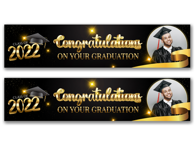 Personalised Graduation Photo Banner