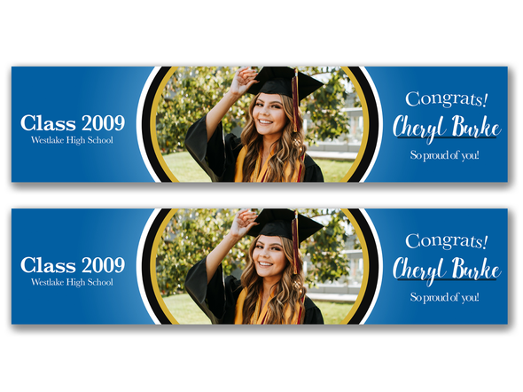 Personalised Graduation Photo Banner