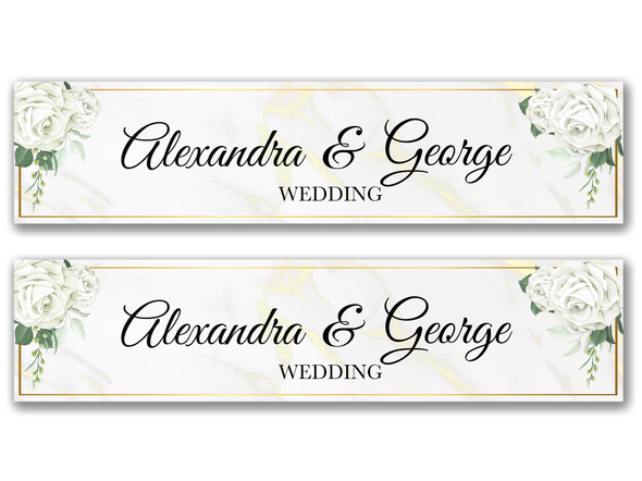 Personalised Wedding Banner