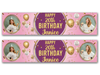 Personalised Birthday Dual Photo Banner
