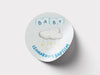 Personalised Round Baptism Sticker Labels, Christening sticker, custom sticker