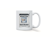Personalised pet dog wanted mug