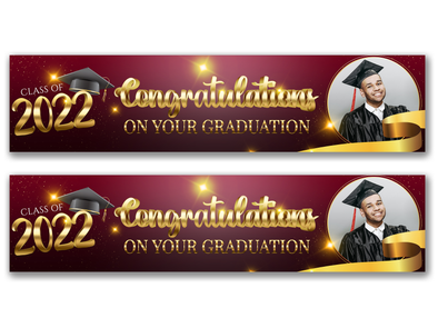Personalised Graduation Photo Banner
