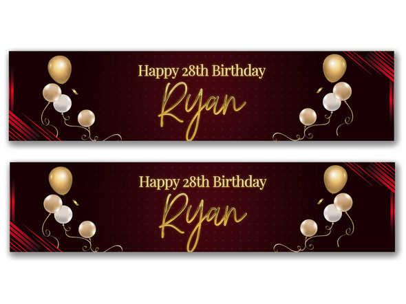 Personalised Birthday Banner