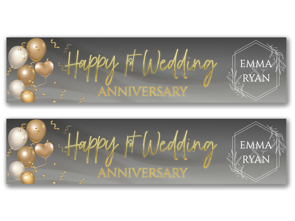 Personalised Wedding Banner