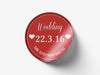 Personalised Round Wedding Sticker Labels, Party bag, logo stickers
