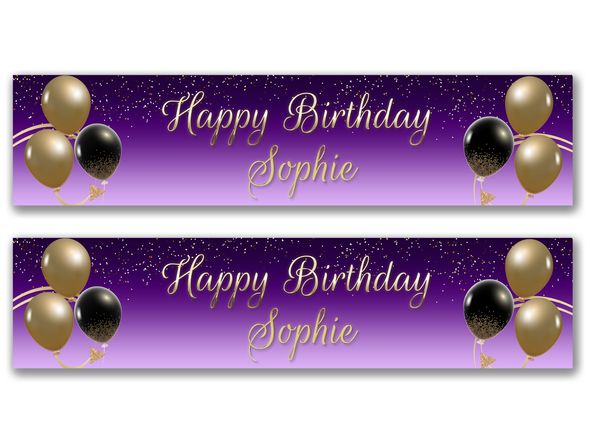 Personalised Birthday Banner