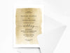 Personalised Minimalist Wedding Invitations with Envelopes