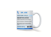Personalised prescription mug